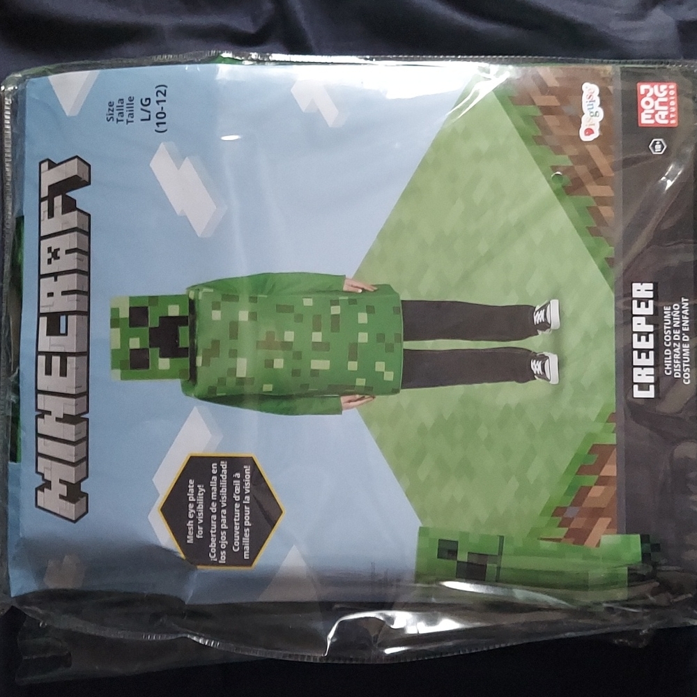 Minecraft Creeper Child Costume